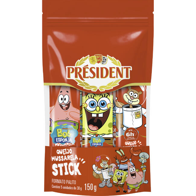 Queijo Mussarela Président Stick 150g