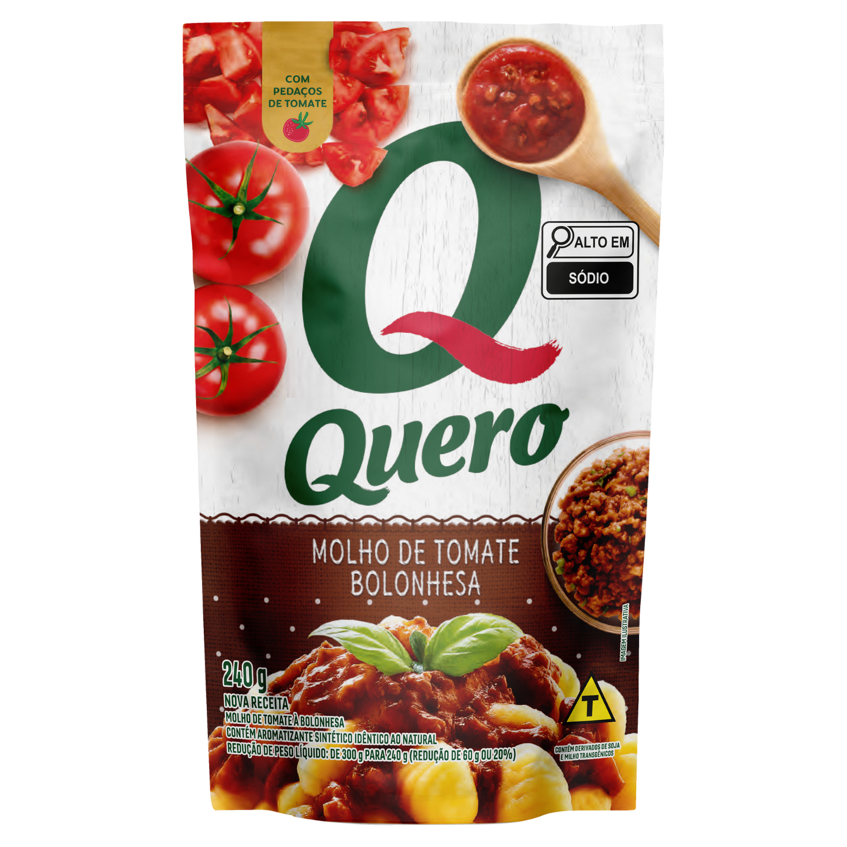 Molho de Tomate à Bolonhesa Quero Sachê 240g
