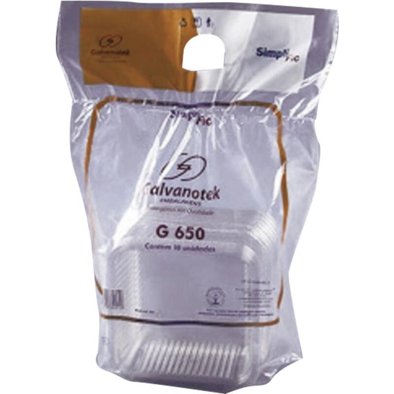 Pote para Doce Galvanotek Quadrado - 200ml G-650 10 un