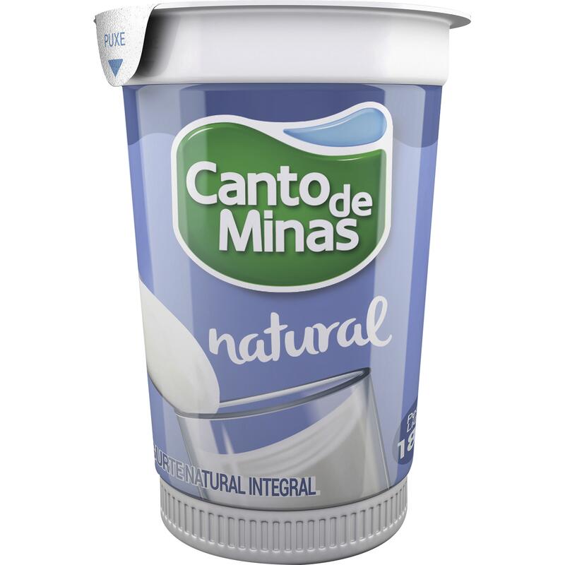 Iogurte Canto de Minas Natural 180g