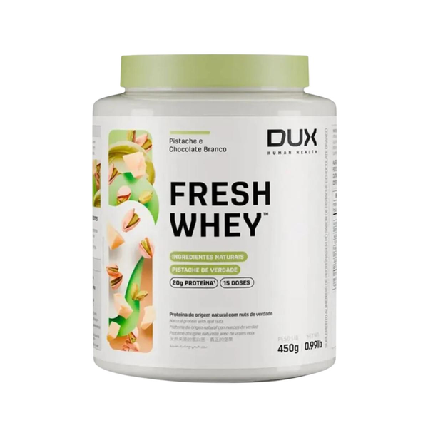 Freshwhey Pistache e Chocolate Branco Pote 450g