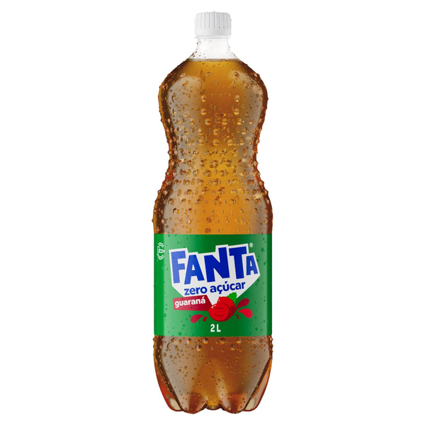 Refrigerante Fanta 2 Litros -Zero Açúcar - Guaraná - Pet