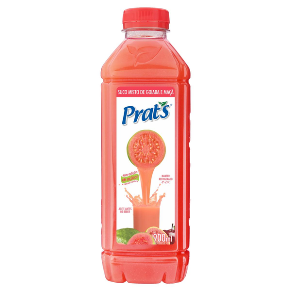 Suco Misto Prat's Maçã e Goiaba 900ml