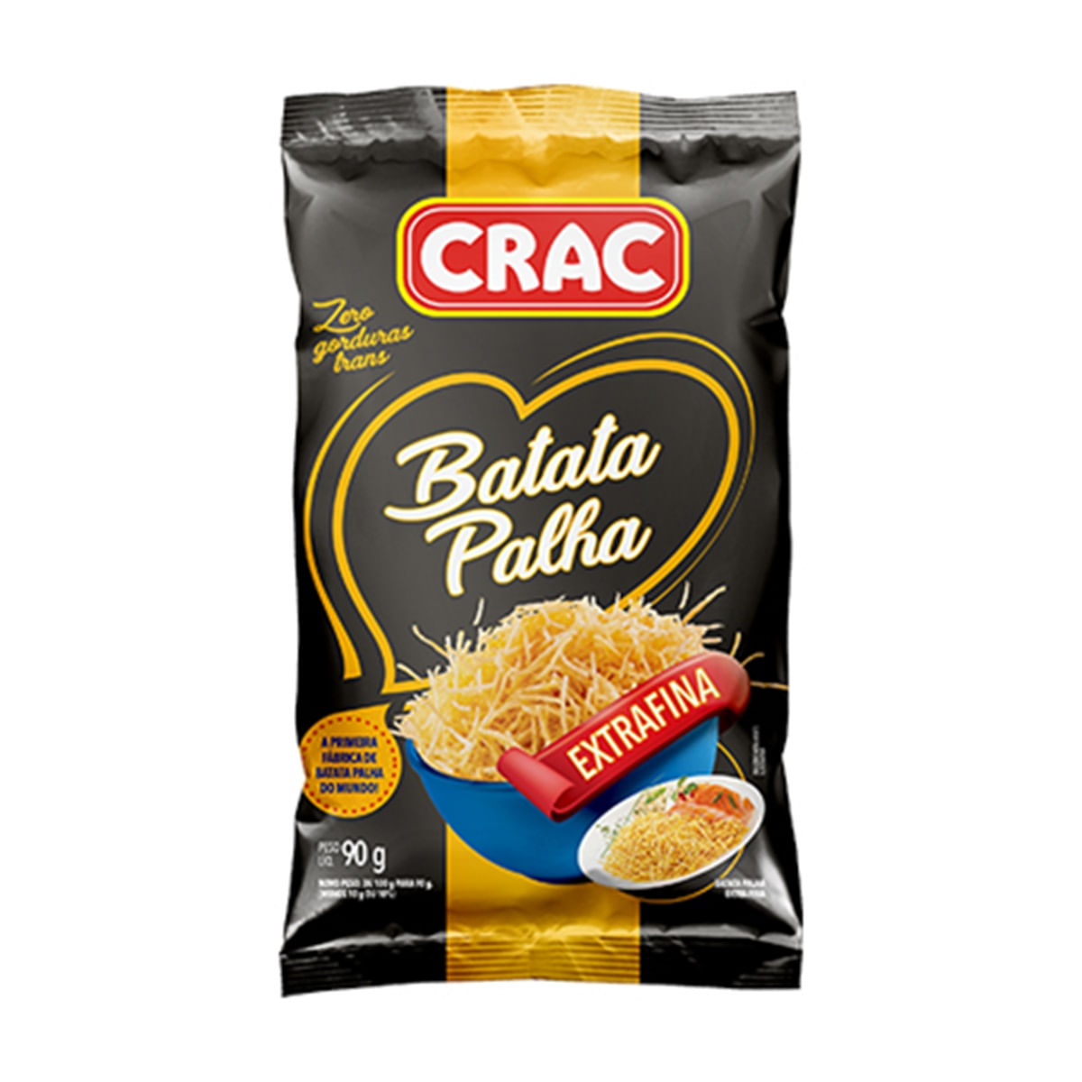 Batata Palha Extra Fina Crac 90g