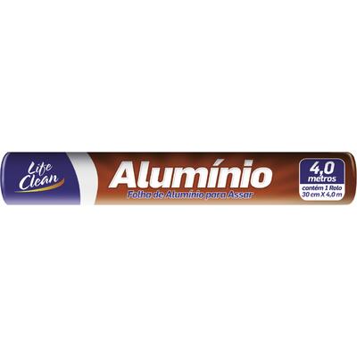 Folha de Alumínio Life Clean 30cmx4m Rolo