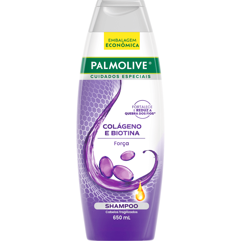Shampoo Palmolive Colágeno e Biotina 650ml