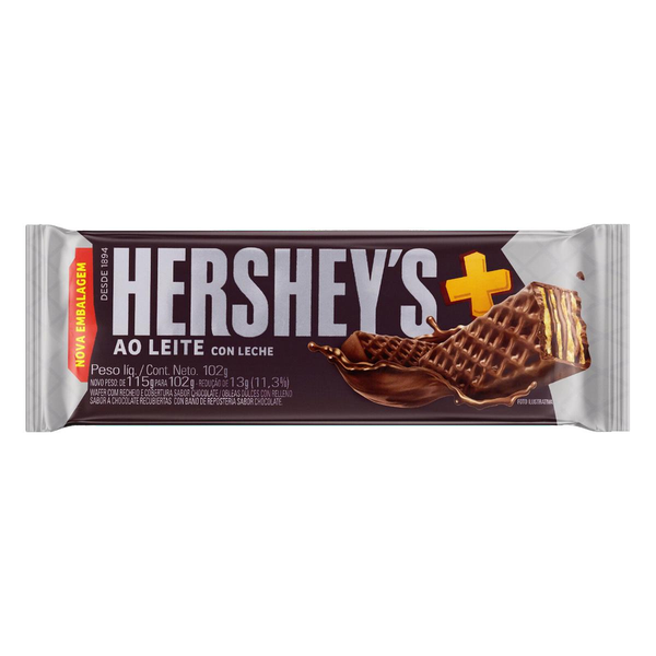 Wafer com Chocolate Ao Leite Hersheys 102g