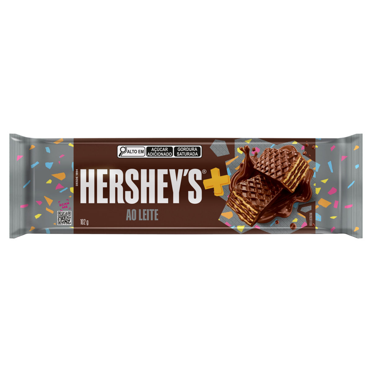 Wafer com Chocolate Ao Leite Hersheys 102g