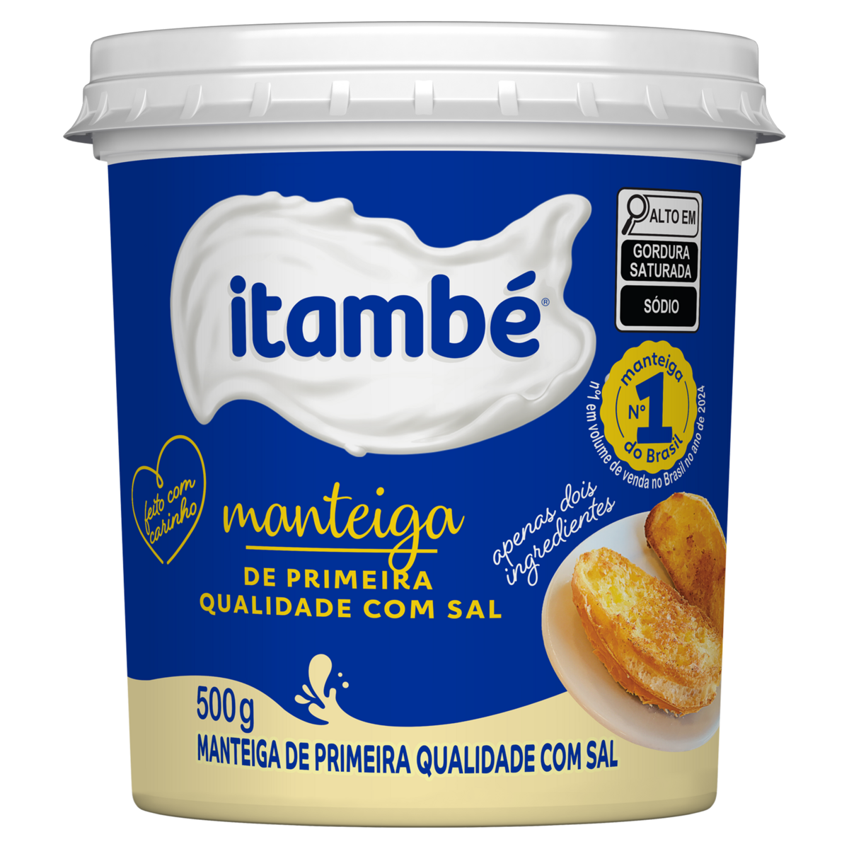 Manteiga Itambé Com sal 500g