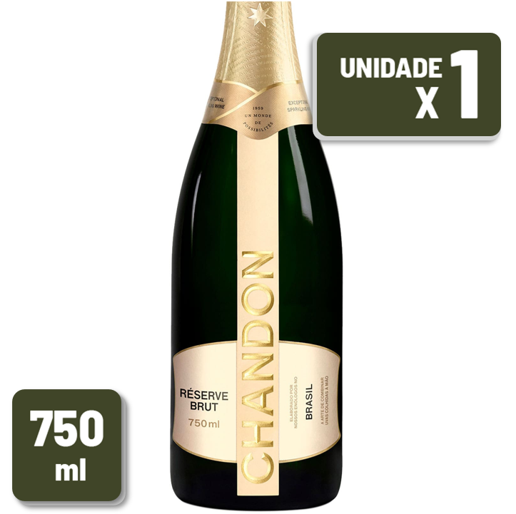 Espumante Chandon Réserve Brut Garrafa Vidro 750ml