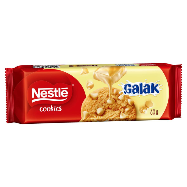 Cookie GALAK Gotas de Chocolate Branco 60g