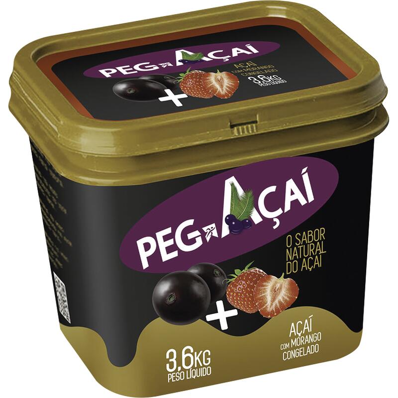 Açaí Peg Açaí Morango 3,6kg