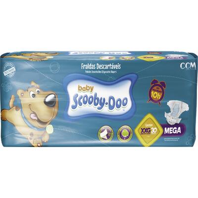 Fralda Descartável Scooby-Doo Mega XXG 30 un
