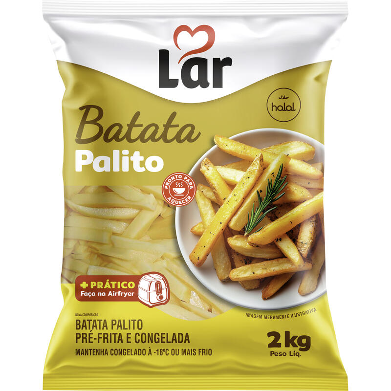 Batata Pré-Frita Lar Congelada 2kg