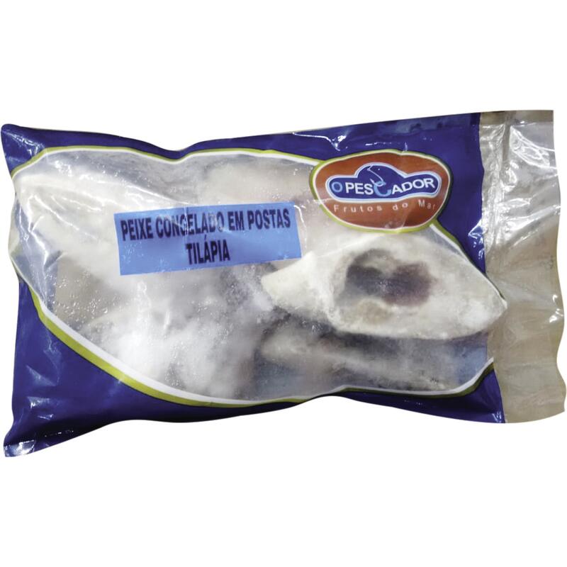 Peixe Posta de Tilápia Pescador Congelado 800g