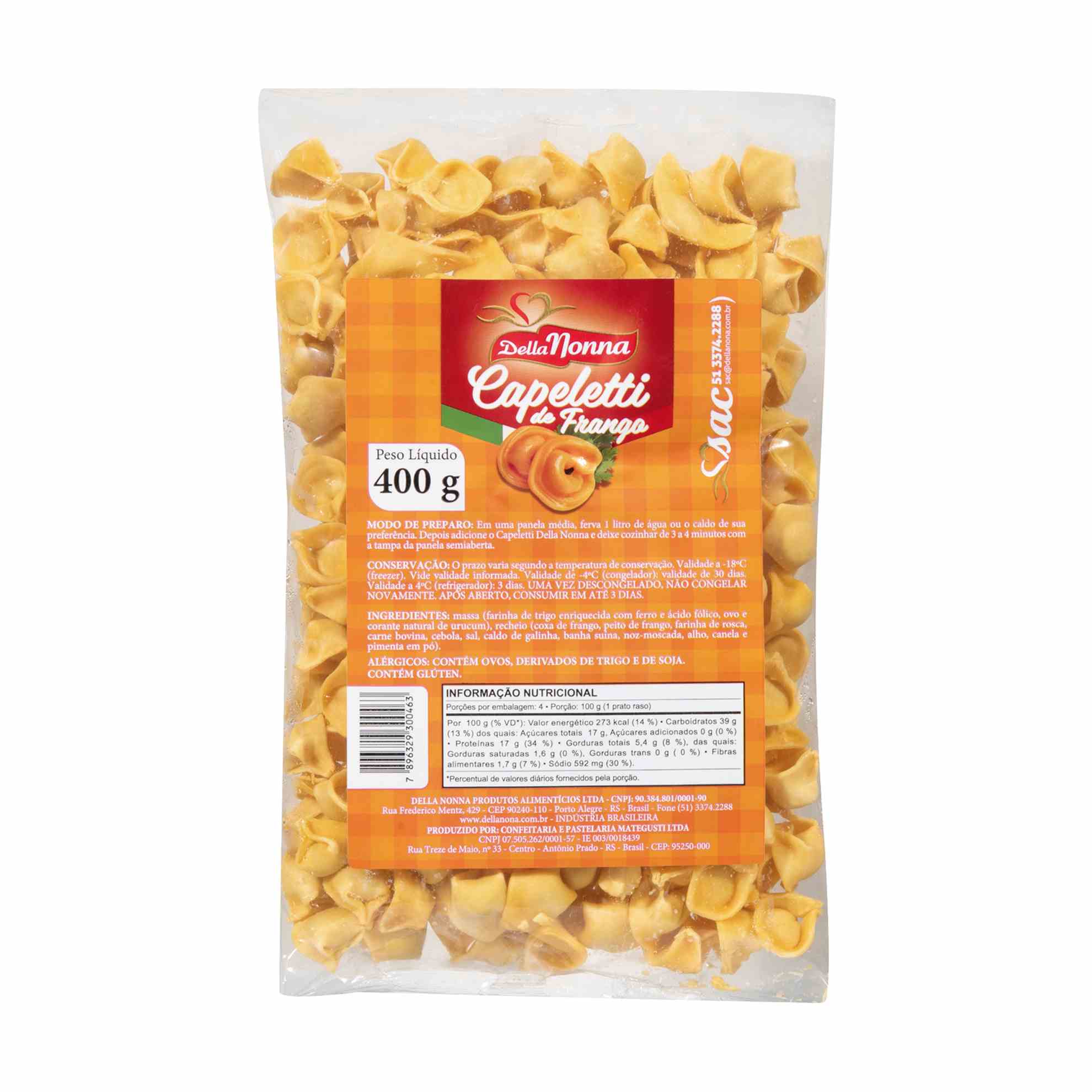 Capeletti de Frango Resfriado Della Nonna 400g