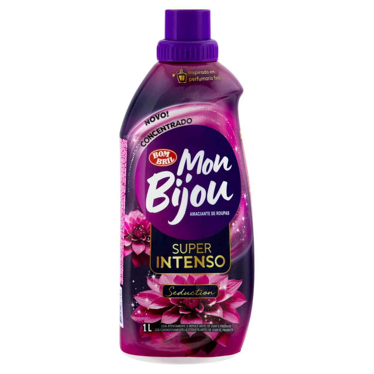 Amaciante de Roupa Concentrado Seduction Mon Bijou Super Intenso Frasco 1l