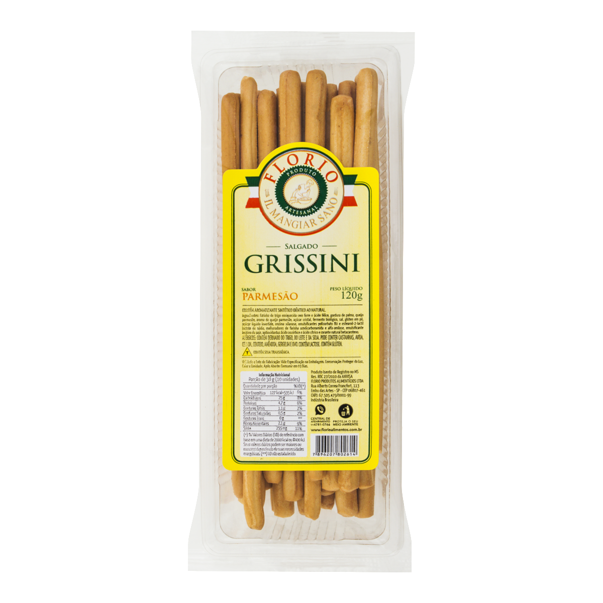 Grissini de Parmesão FLORIO 120g