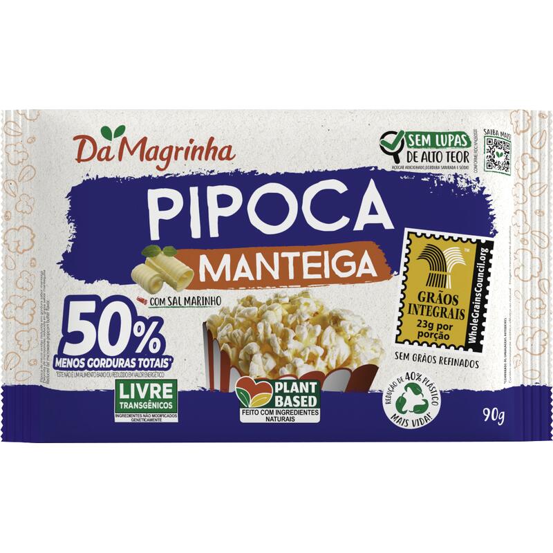 Milho de Pipoca para Micro-ondas Damagrinha Manteiga 90g