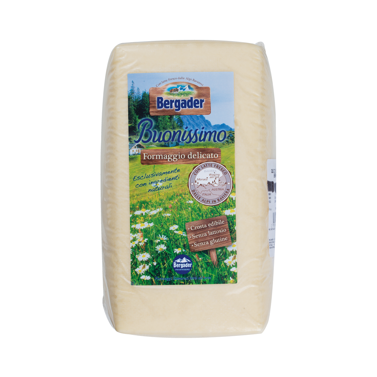 Queijo Alemão Buonissimo Bergader Pedaço 100g