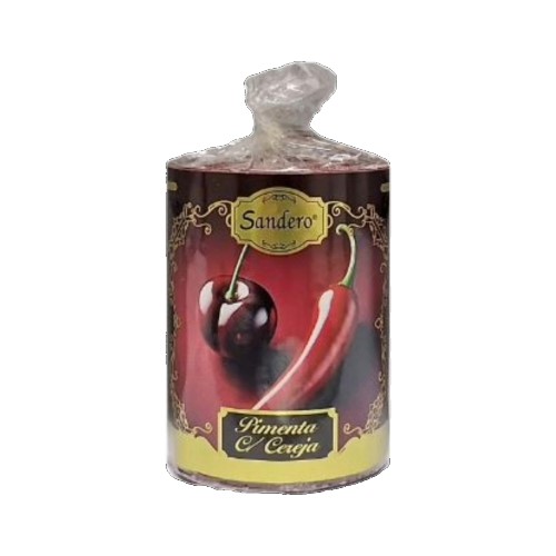 Vela Sandero Aromática De Pimenta Com Cereja