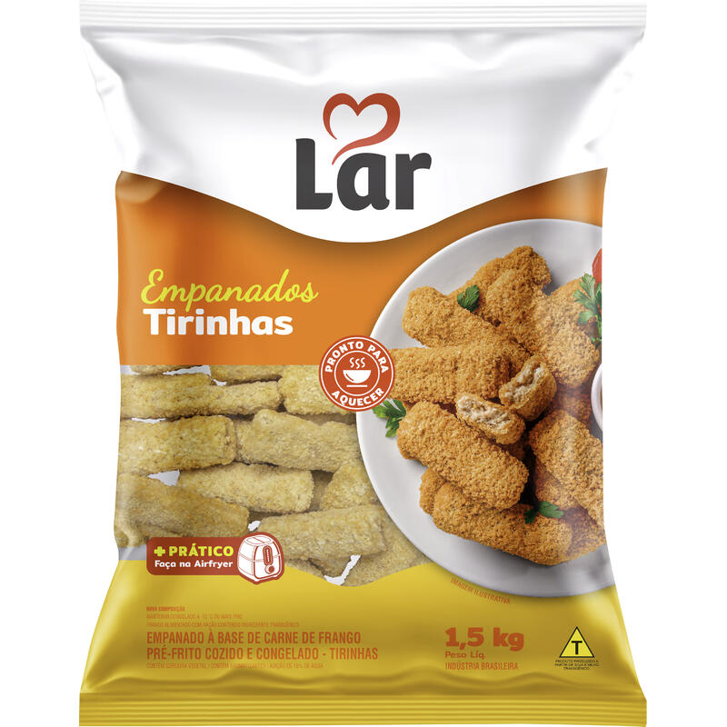 Tirinhas de Frango Lar Congelada 1,5kg