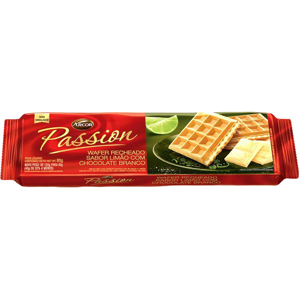 Biscoito Wafer Passion Triunfo 80g - Limão
