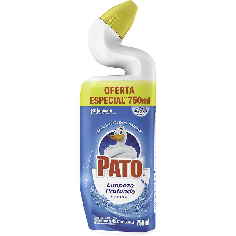Desinfetante Sanitário PATO Limpeza Profunda Gel Marine 750ml Oferta Especial