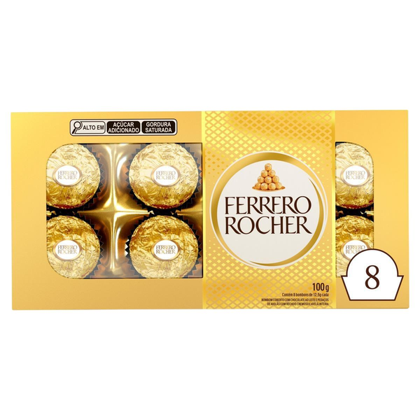 Bombom Ferrero Rocher 100g