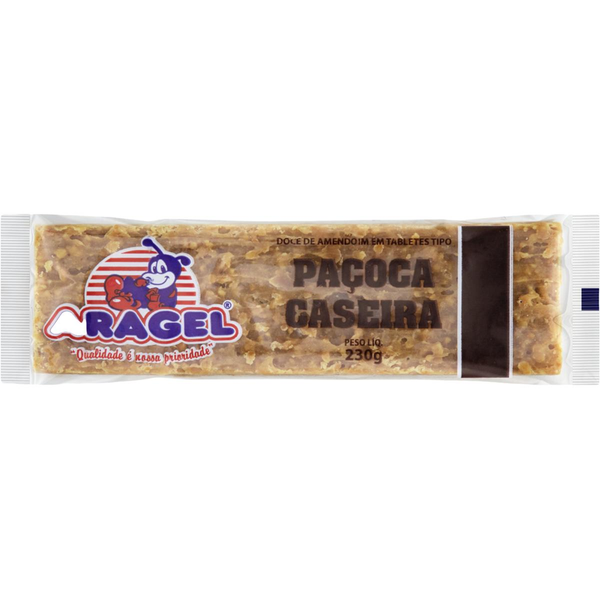 Doce de Amendoim Aragel 230g - Paçoca Caseira