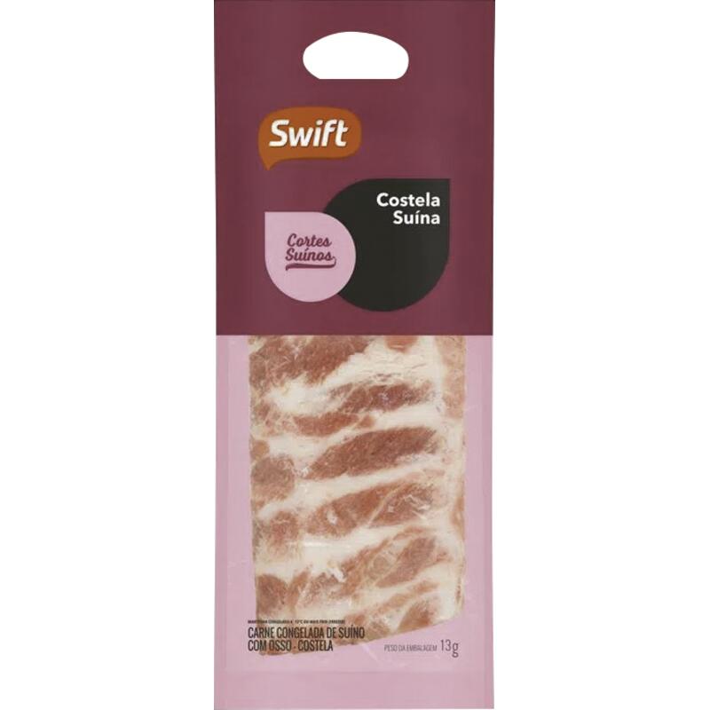 Costela Suína Swift Congelada Preço por quilo no pacote
