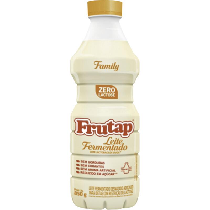 Leite Fermentado Frutap Family Zero Lactose 850g