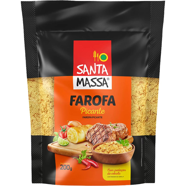 Farofa de Mandioca Santa Massa 200g - Picante