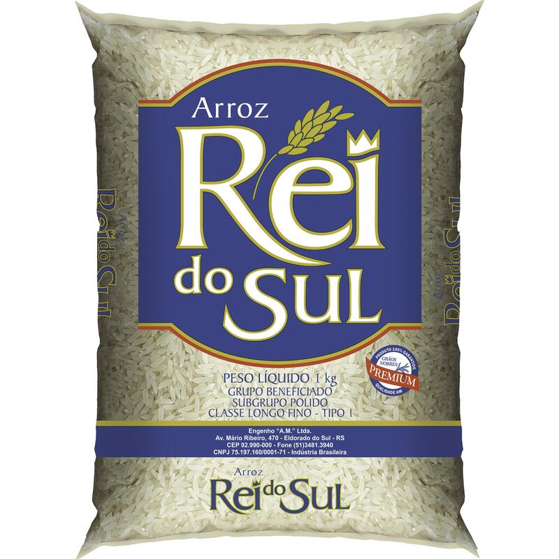 Arroz Rei do Sul Longo Fino Tipo 1 1kg