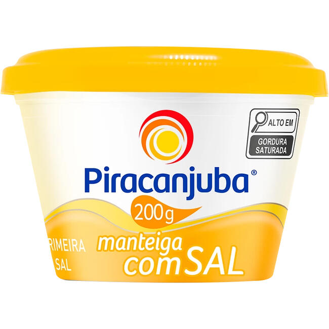 Manteiga Piracanjuba Com Sal 200g