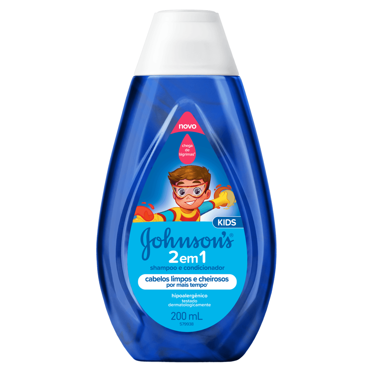 Shampoo e Condicionador JOHNSON`S Kids 2em1 Cabelos Limpos e Cheirosos 200ml
