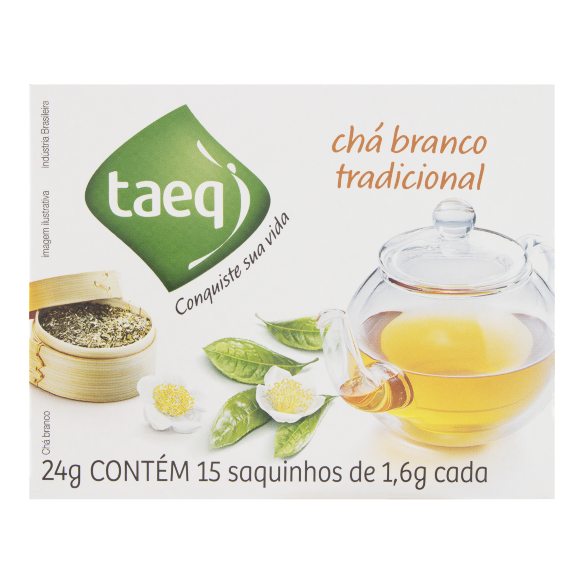 Chá Branco TAEQ 24g com 15 Saquinhos