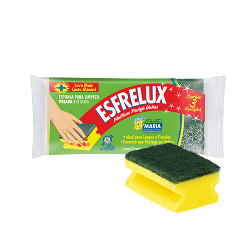 Esponja Esfrelux Protege Unhas C/ 3 Unids.