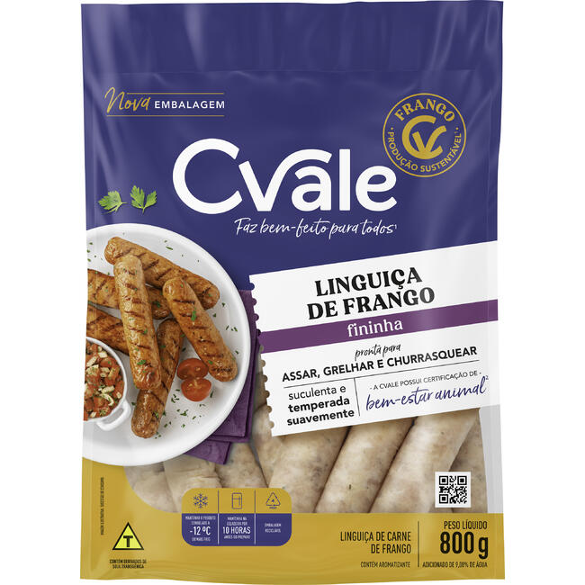Linguica C Vale Fgo Fininha Cong 800g
