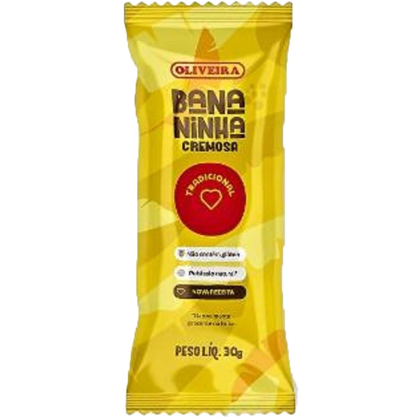 Bananinha Cremosa Oliveira 30g