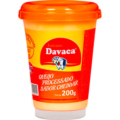 Queijo Processado Davaca Cheddar 200g