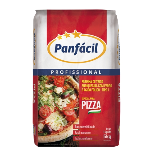 Farinha De Trigo Panfácil Tipo 1 Especial Para Pizza 5kg
