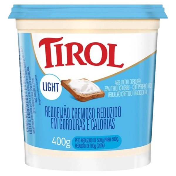 Requeijão Tirol 400g - Light