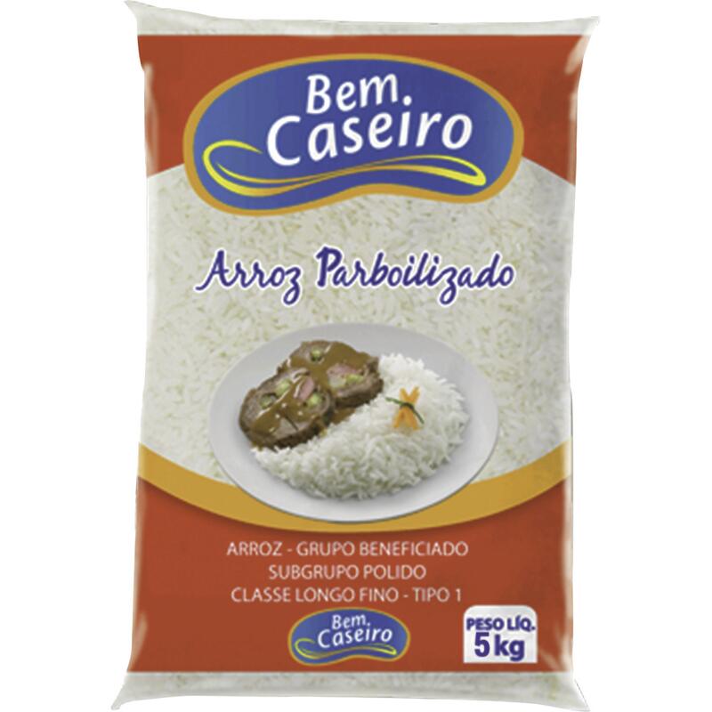 Arroz Bem Caseiro Parboilizado Tipo 1 5kg