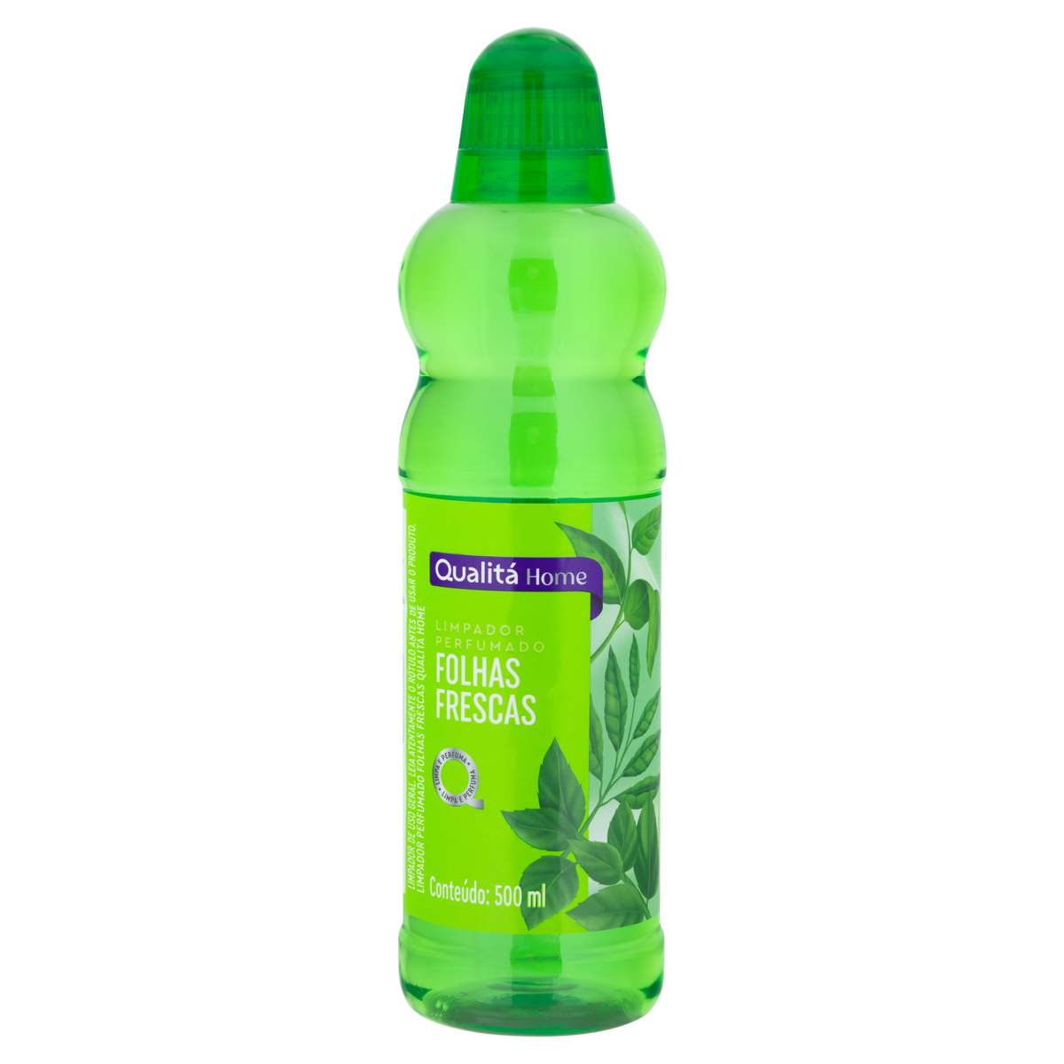 Limpador Perfumado Folhas Frescas Qualitá Frasco 500ml
