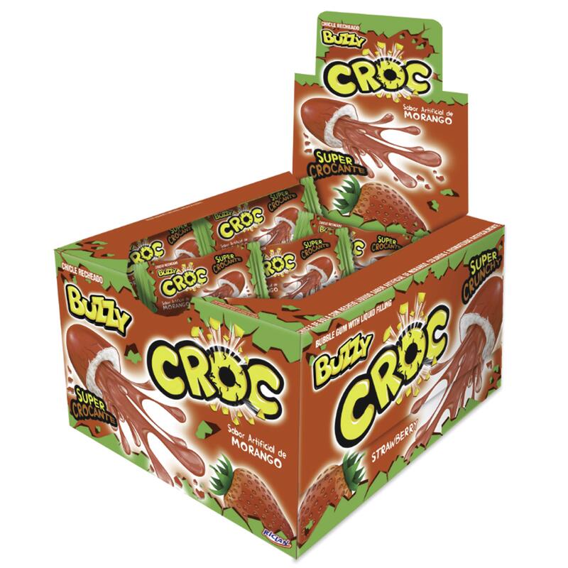 Chiclete Croc Morango 40 un