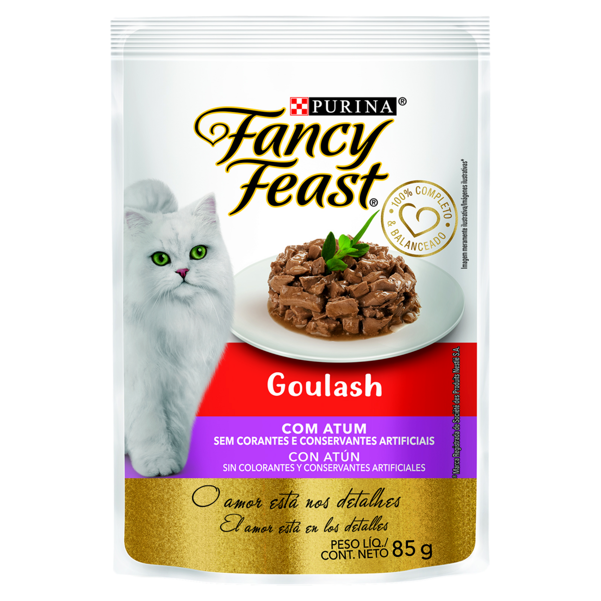 Ração Úmida FANCY FEAST GOULASH Gatos Adultos Atum 85g