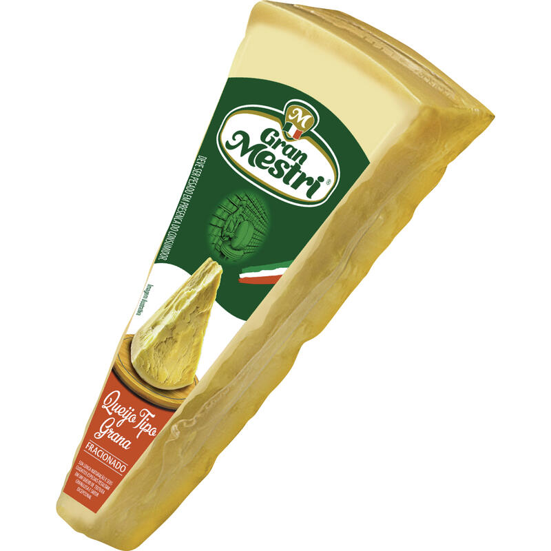 Queijo Grana Gran Mestri Fracionado Preço por quilo no pedaço