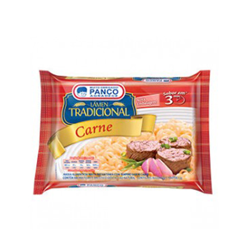 Macarrão Instantâneo Lámen Carne Panco Pacote 85G