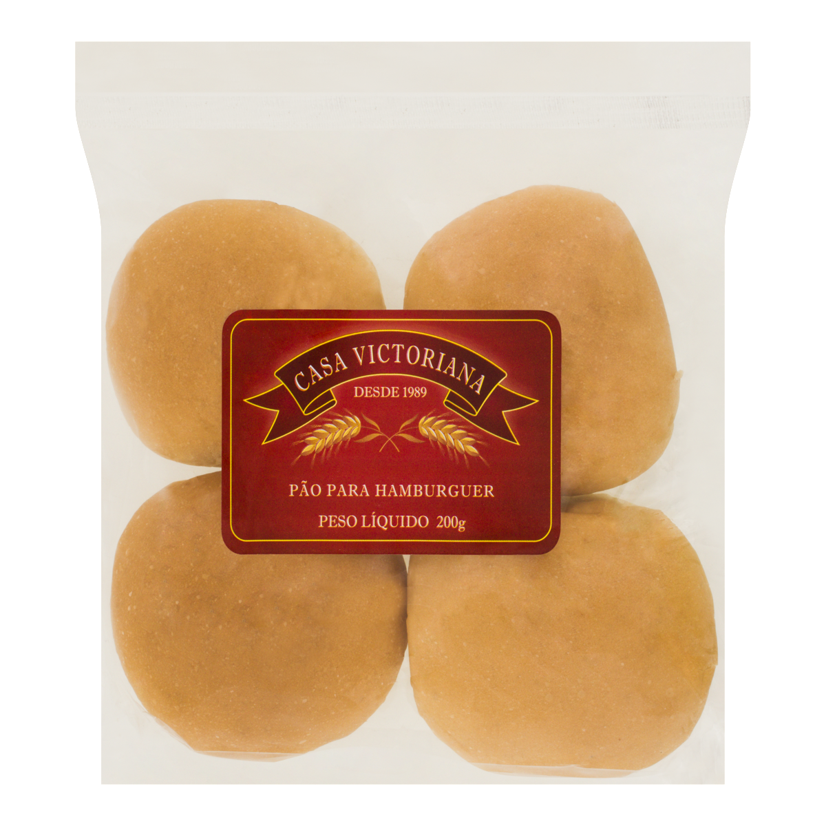 Pão para Hambúrguer CASA VICTORIANA 200g